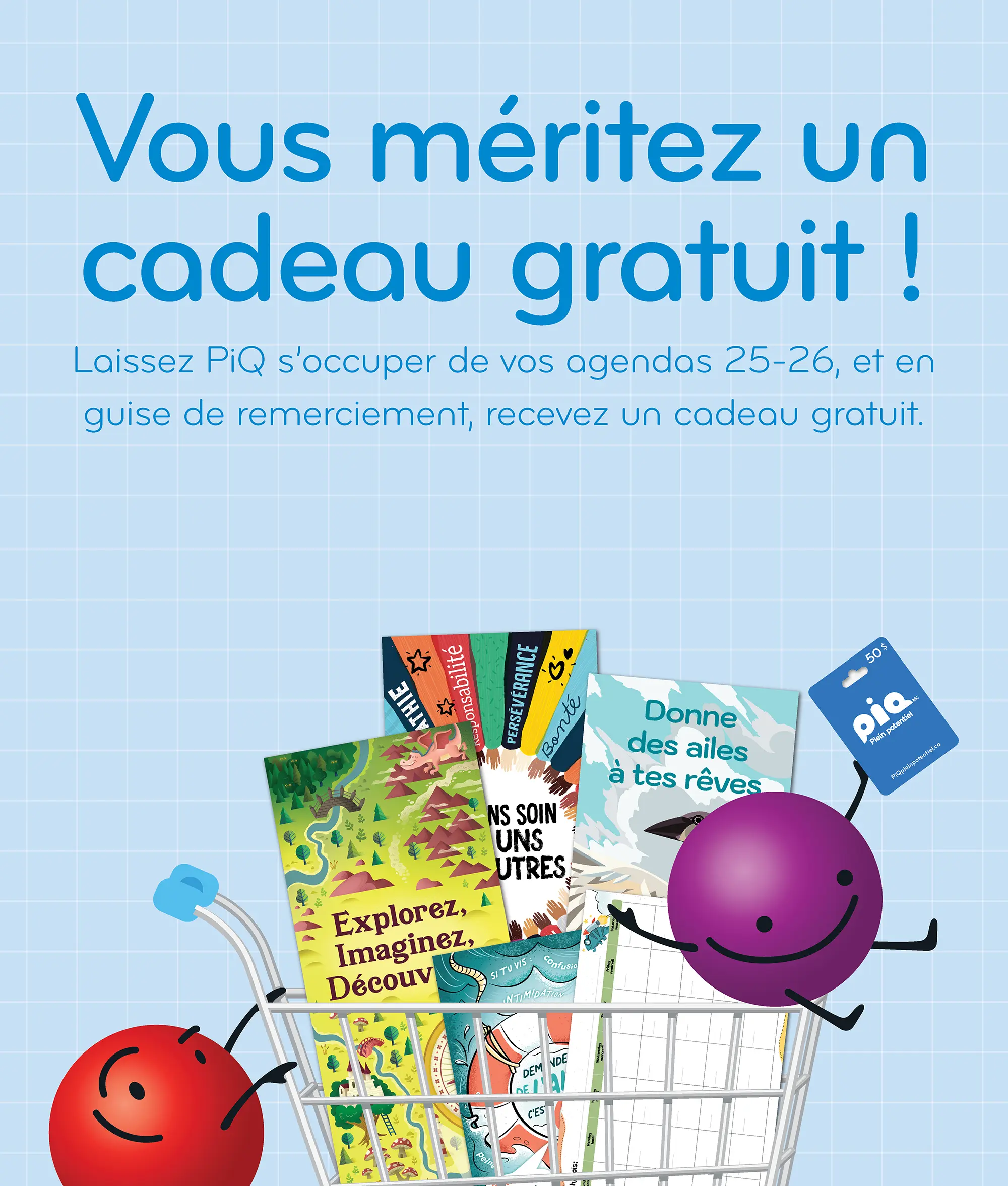 Vous méritez un cadeau gratuit !