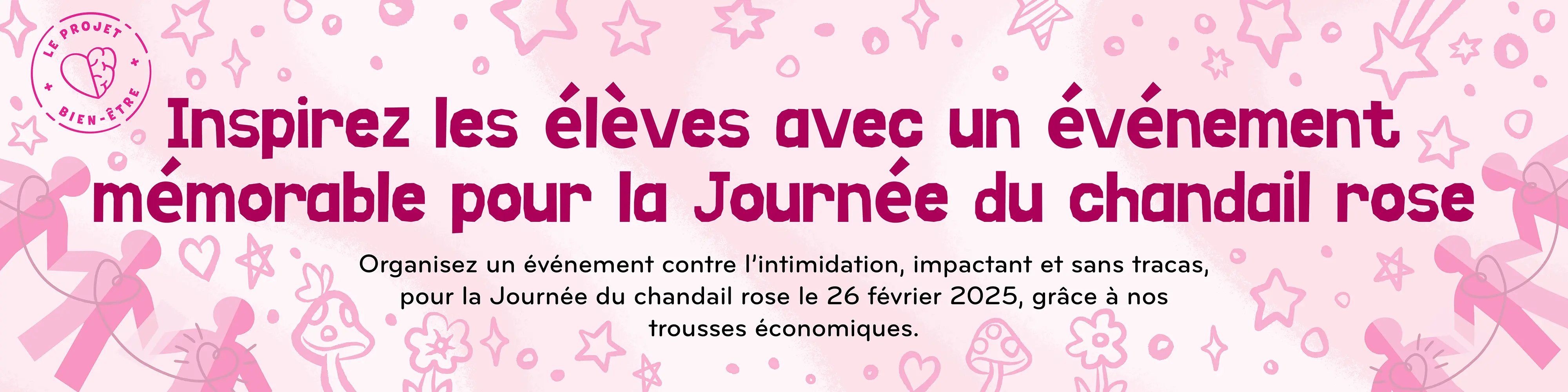 Inspirez les élèves avec un événement mémorable pour la Journée du chandail rose